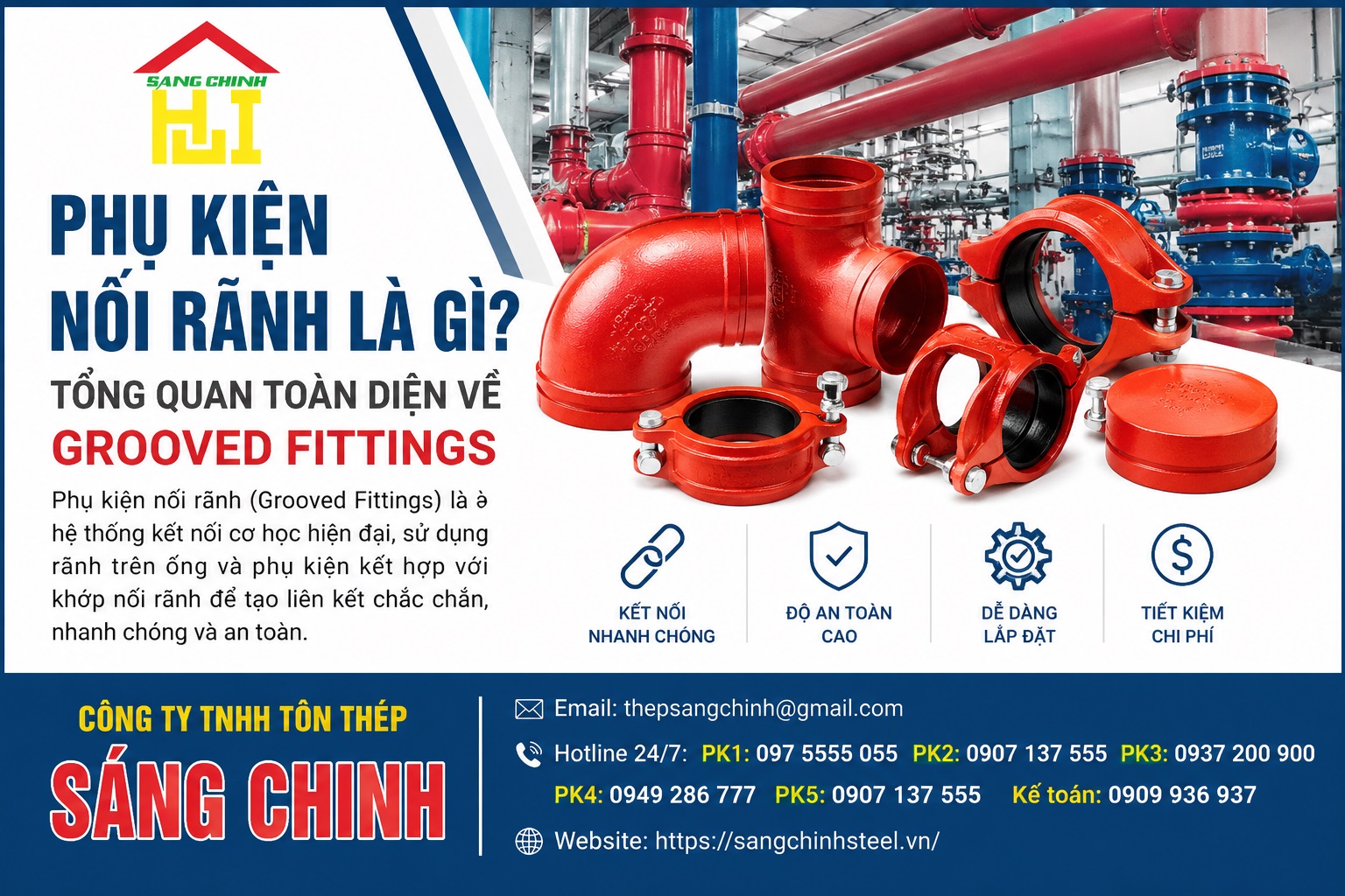 Phụ Kiện Nối Rãnh (Grooved Fittings)
