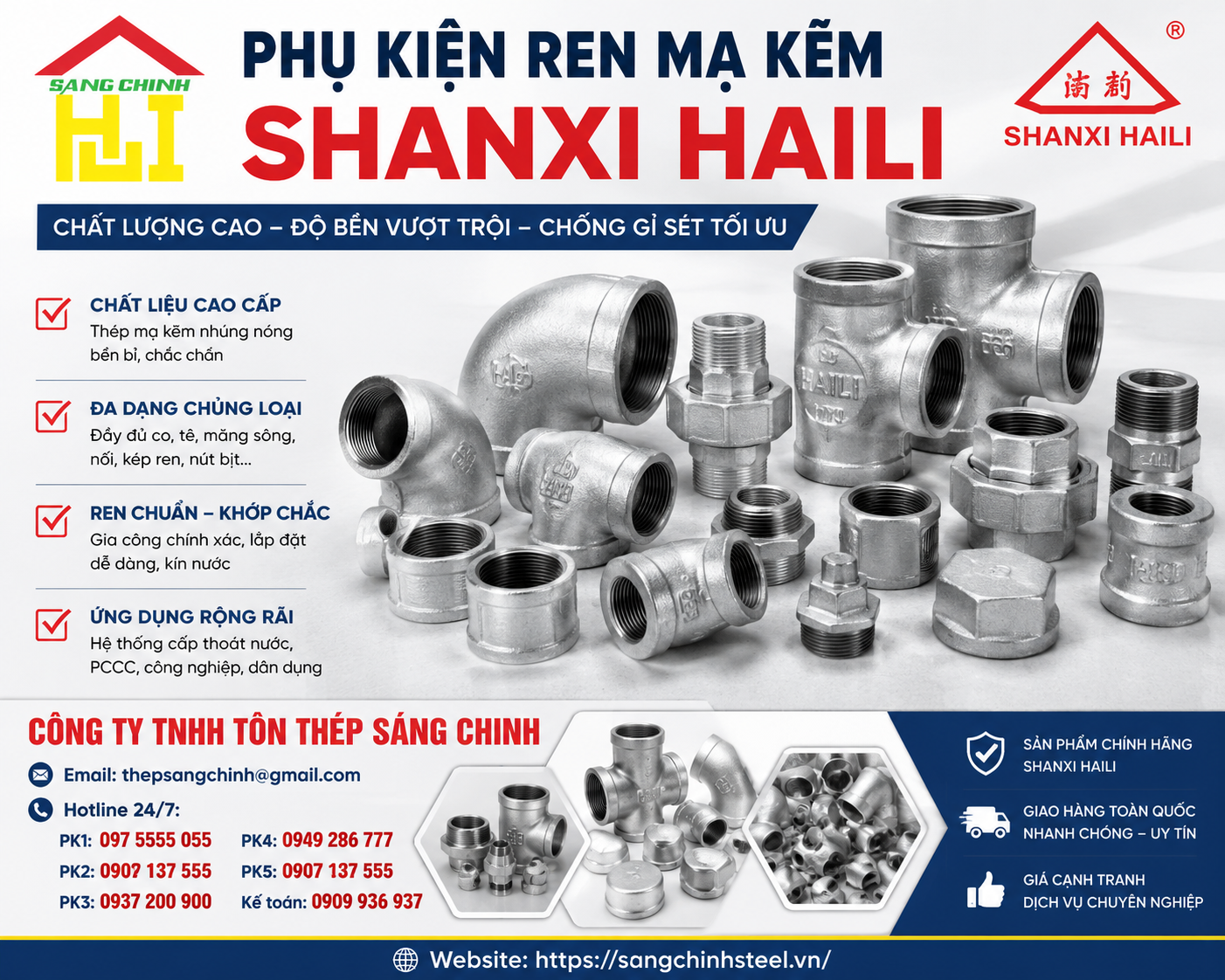 Phụ Kiện Ren Mạ Kẽm Shanxi Haili