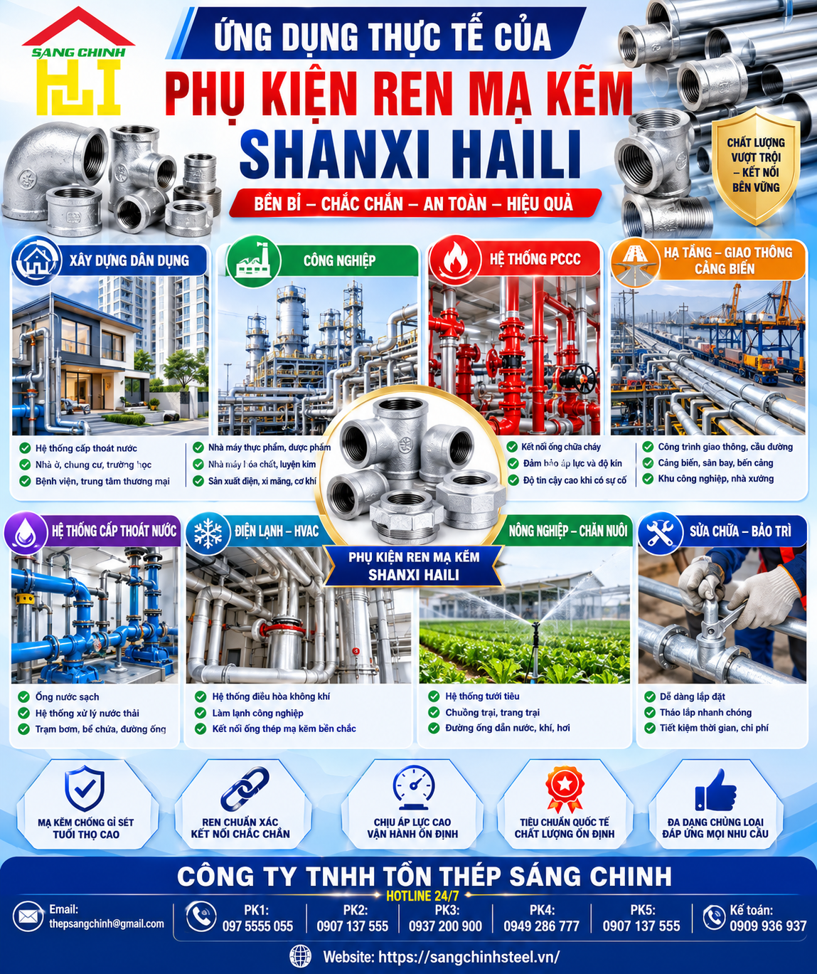 Phụ Kiện Ren Mạ Kẽm Shanxi Haili