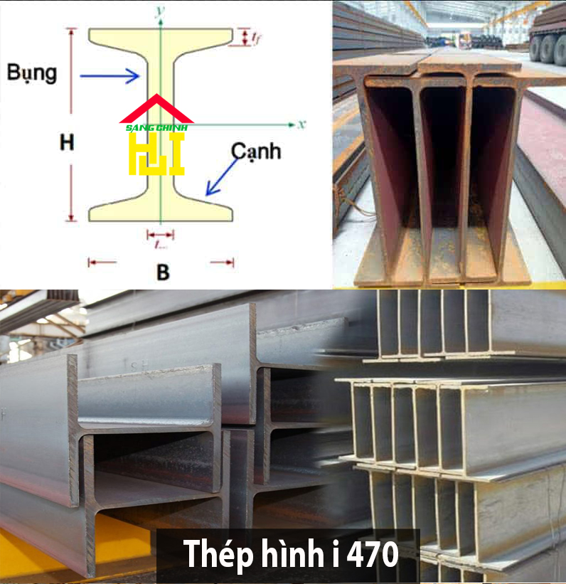 Thép hình i 470