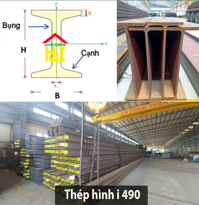 Thép hình i 490