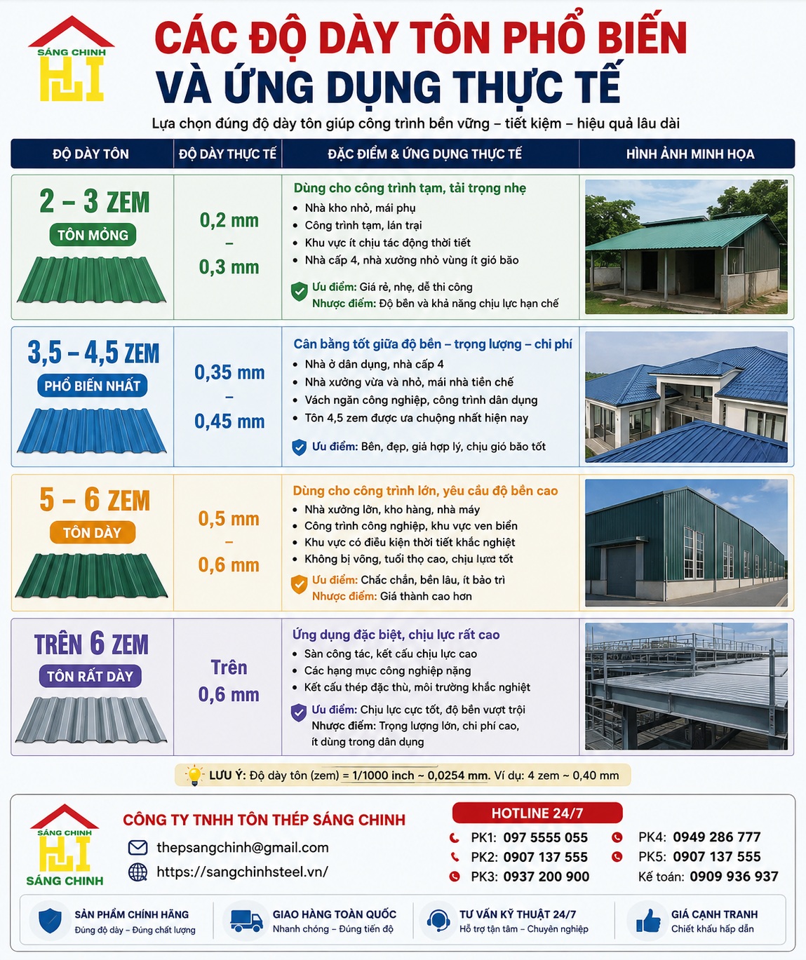 Quy đổi zem sang mm