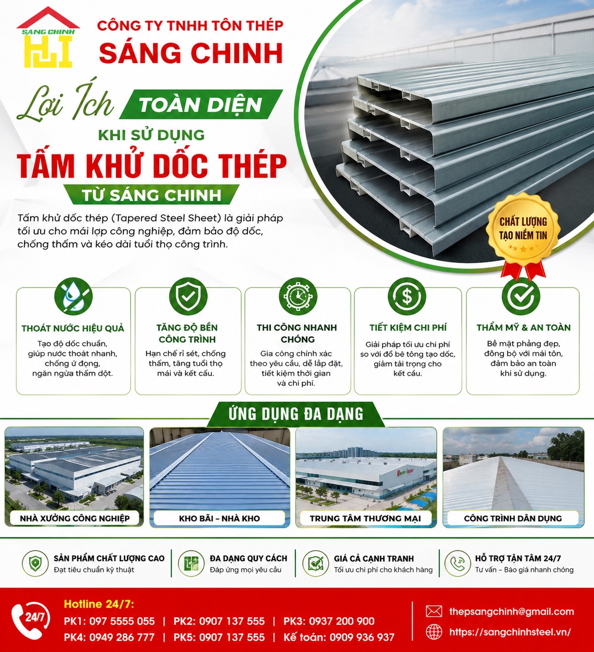 Tấm Khử Dốc Thép (Tấm Đệm Gối Cầu)