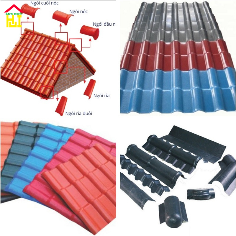 Tấm ốp sườn mái ngói nhựa