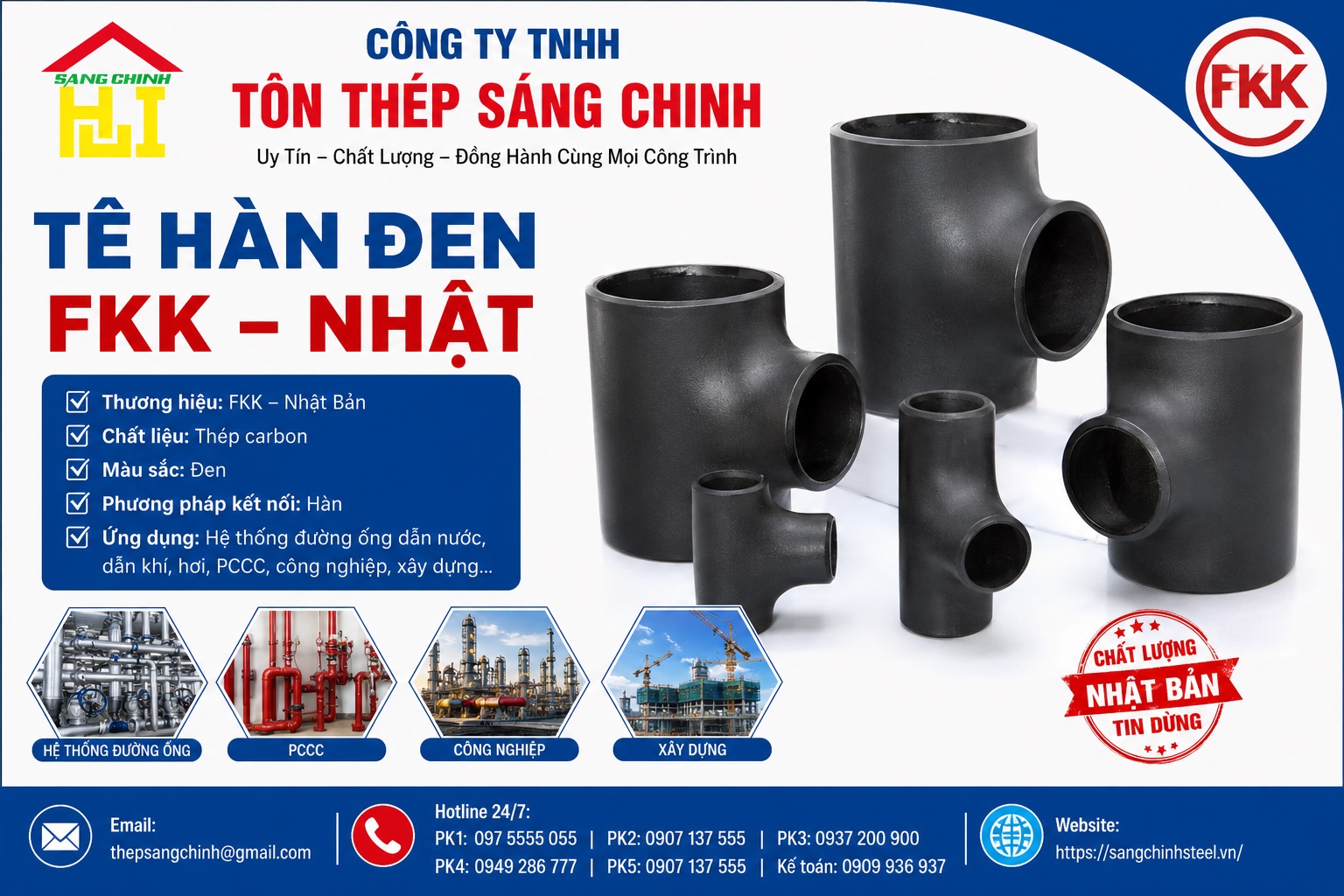 Tê hàn đen FKK – Nhật