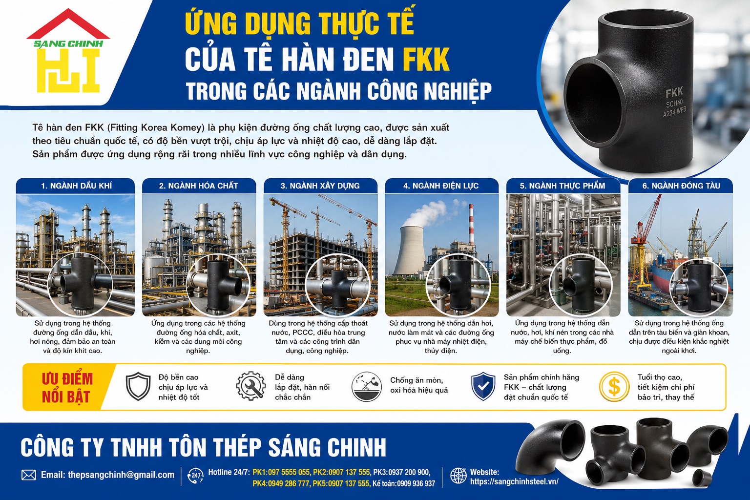 Tê hàn đen FKK – Nhật