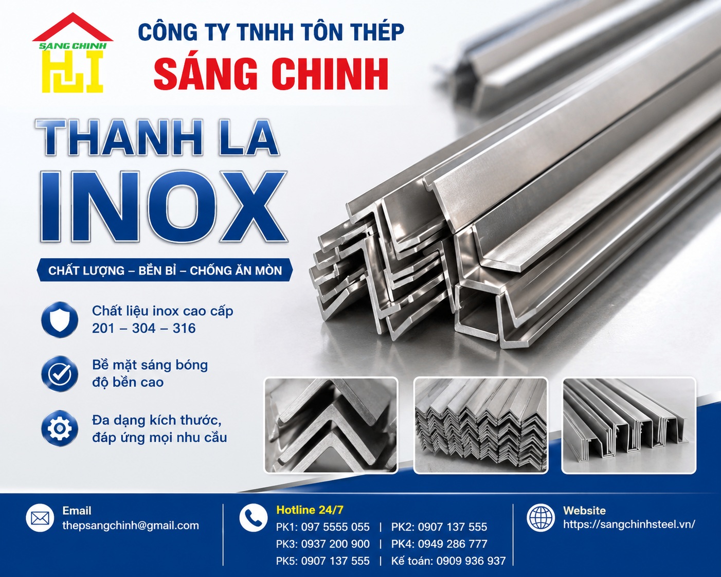 Thanh la inox
