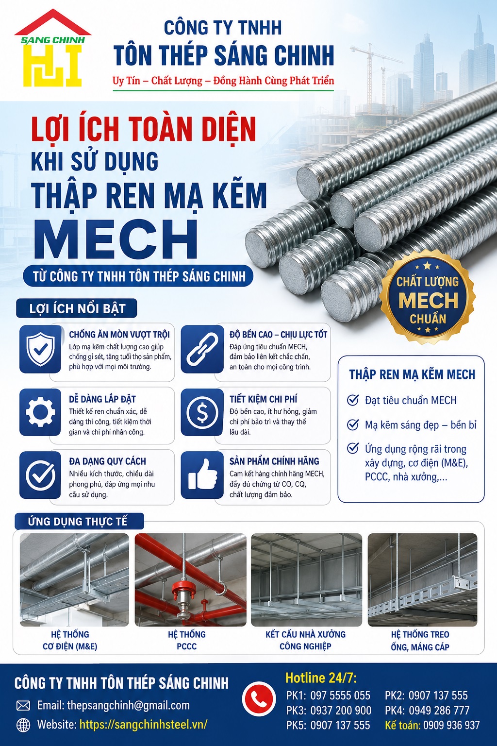 Thập Ren Mạ Kẽm MECH