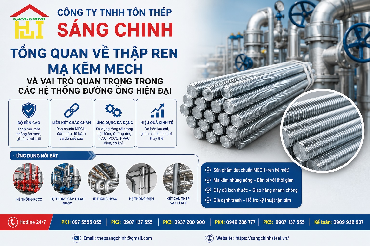 Thập Ren Mạ Kẽm MECH