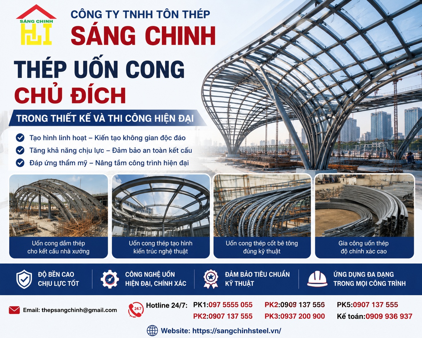 Thép cong có dùng được không