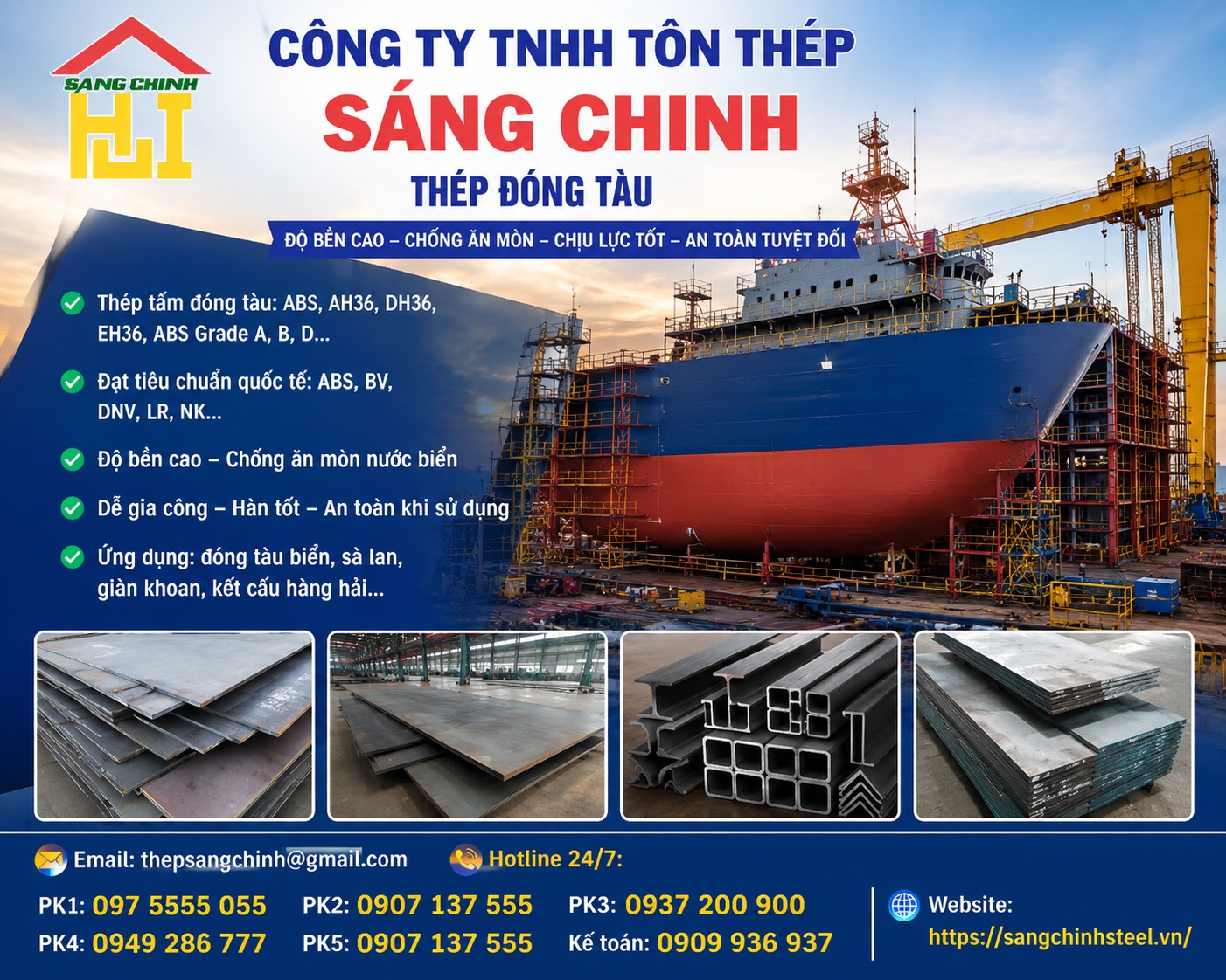 Thép đóng tàu