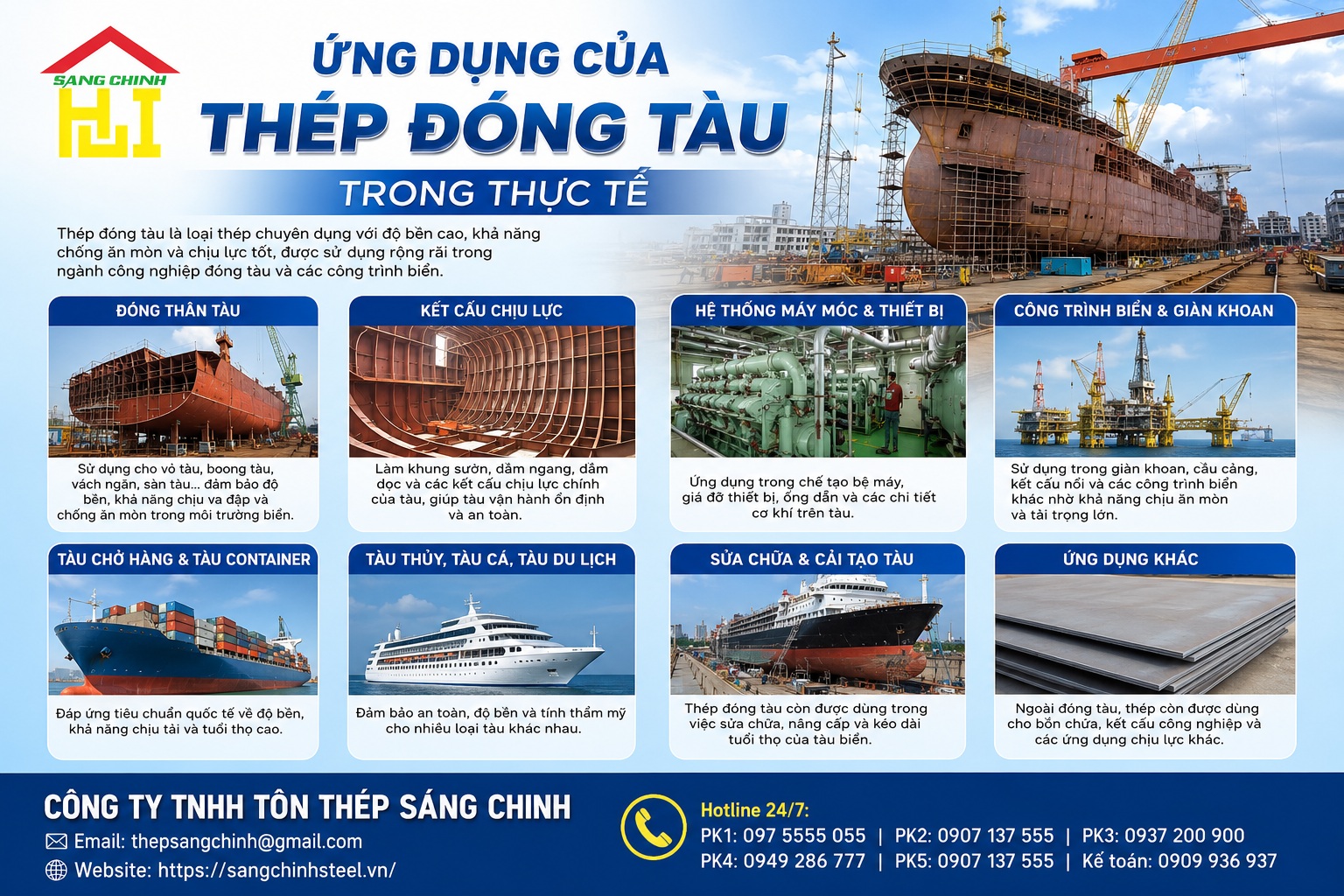 Thép đóng tàu