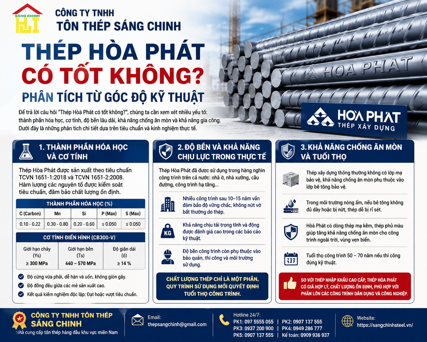 Thép Hòa Phát có tốt không