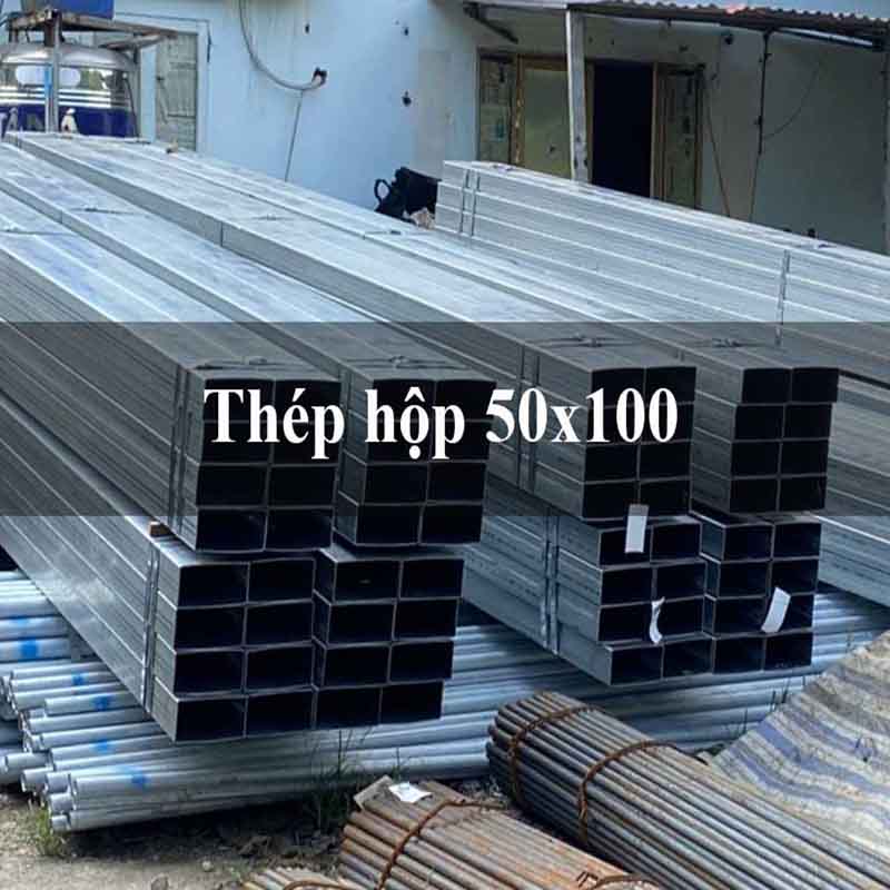 Thép Hộp 50×100 Mạ Kẽm Nhúng Nóng