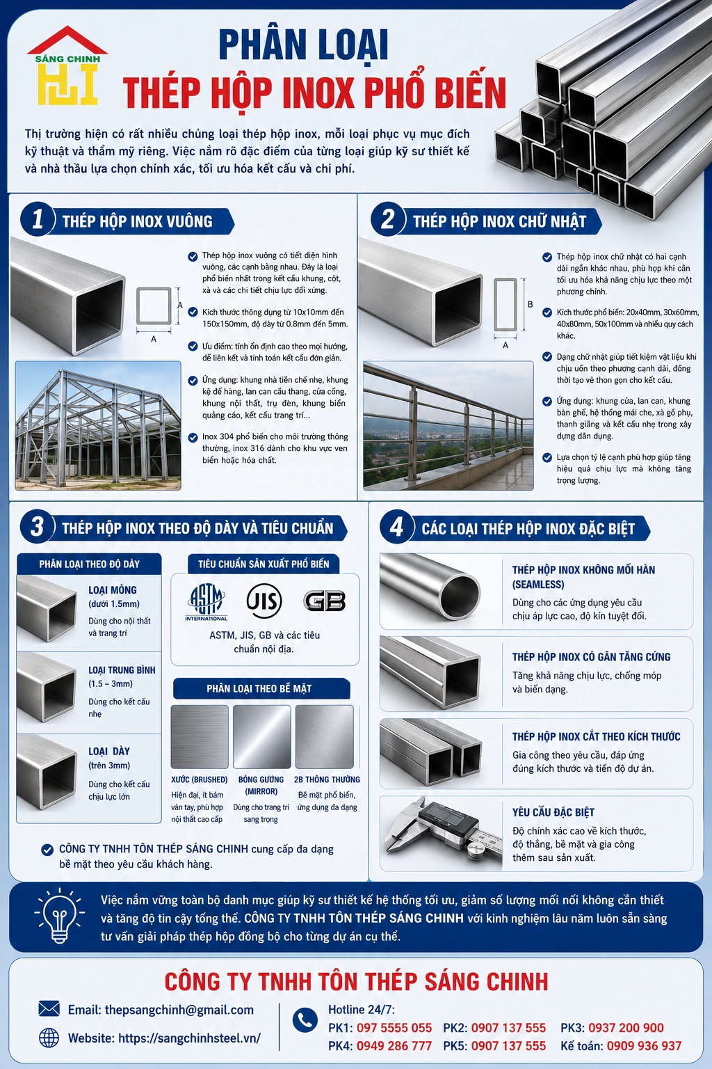 Thép hộp inox
