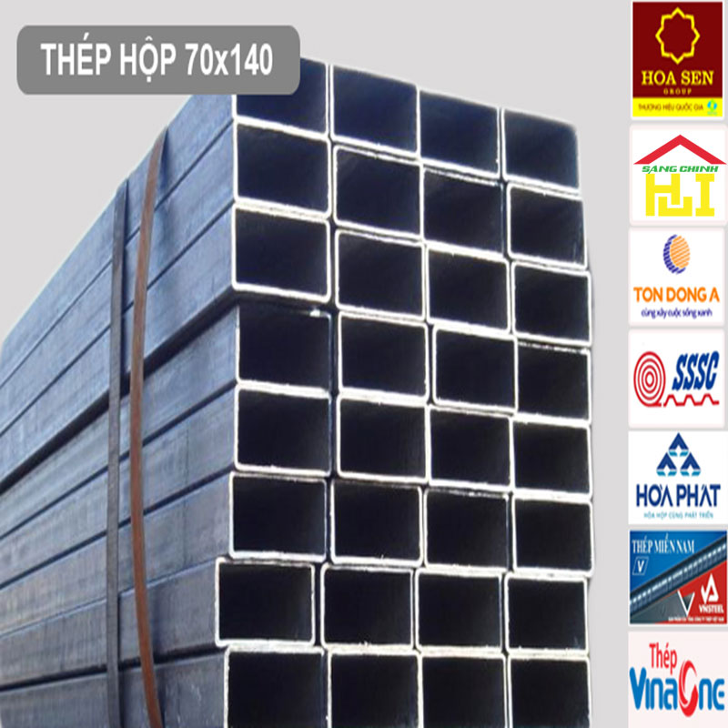 Thép hộp 70x140