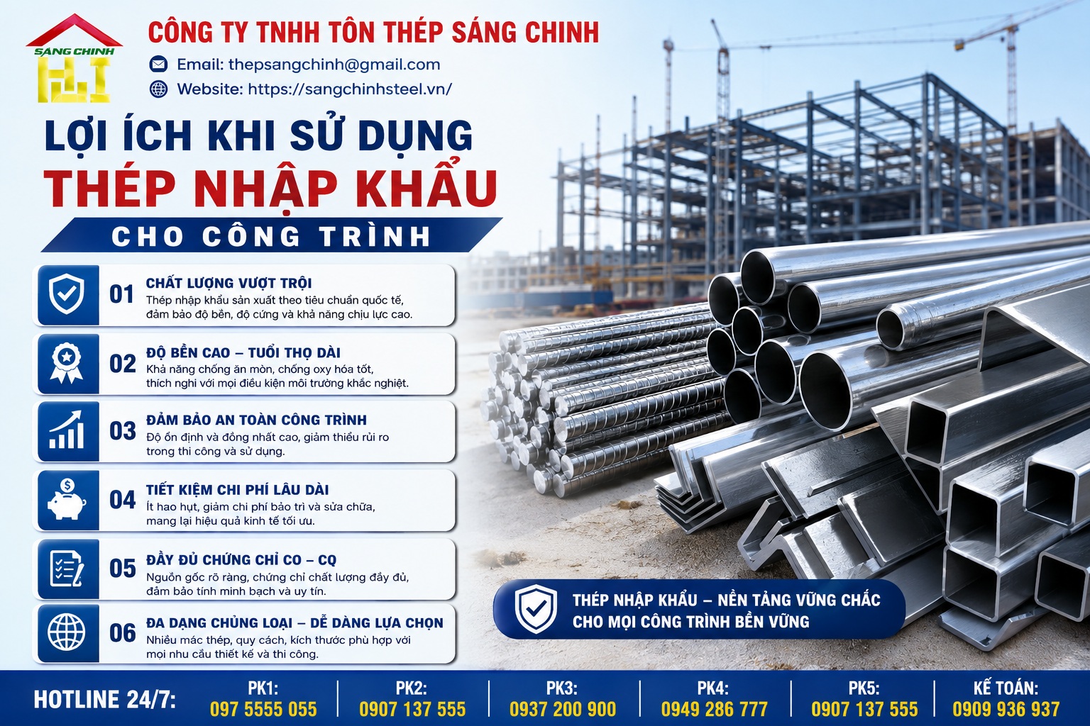 Thép nhập khẩu