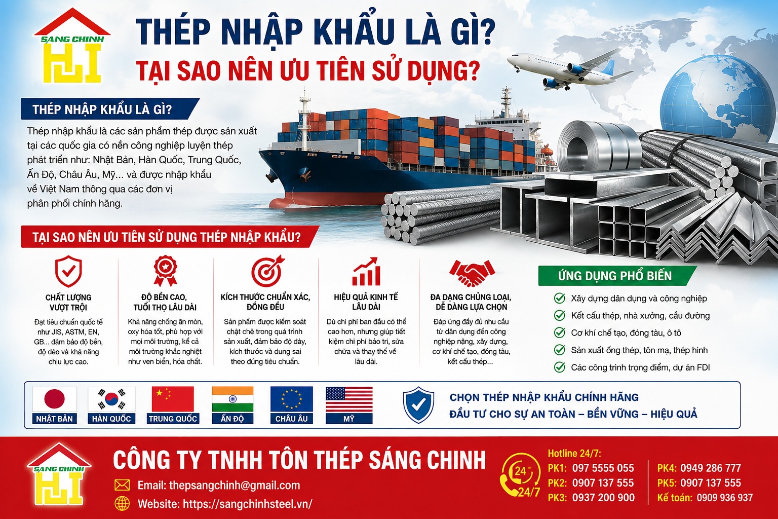 Thép nhập khẩu