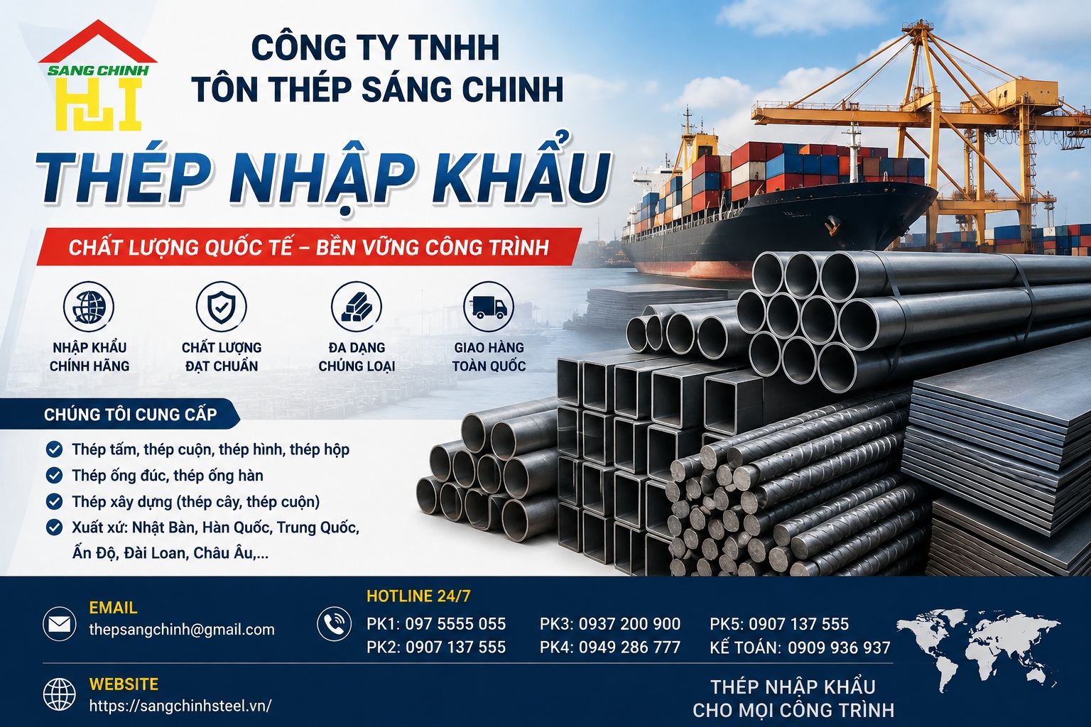 Thép nhập khẩu