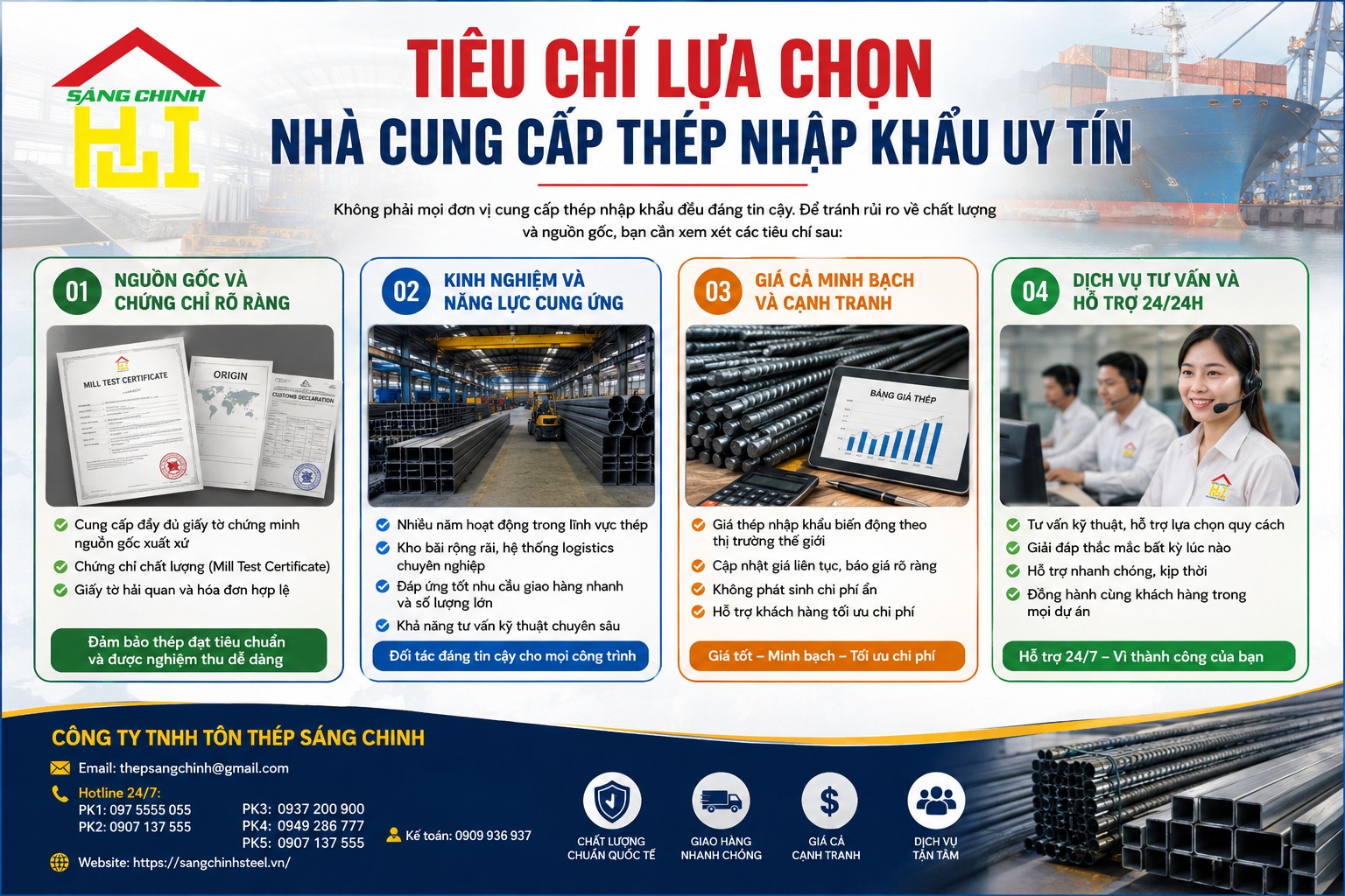 Thép nhập khẩu