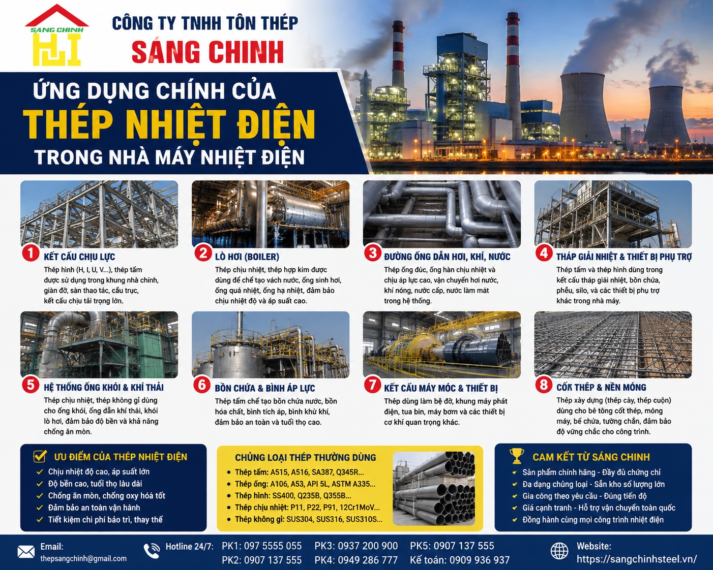 Thép nhiệt điện