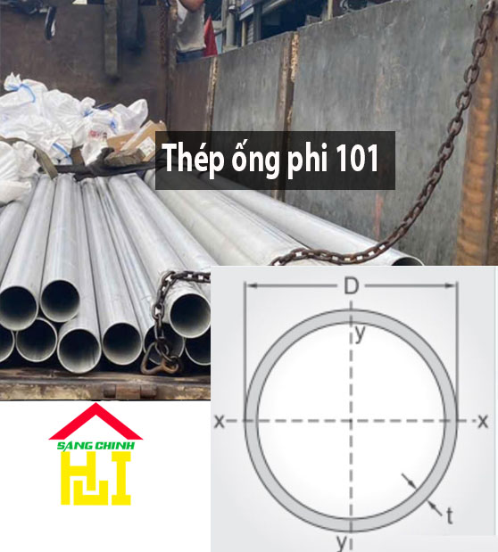 THÉP ỐNG PHI 101 – SÁNG CHINH STEEL
