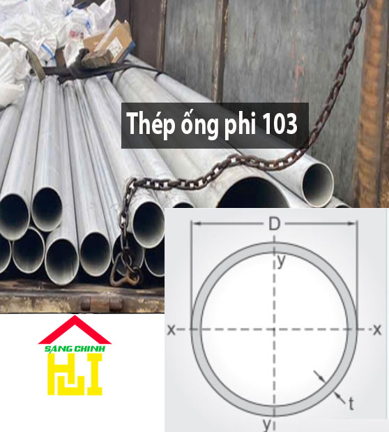 Thép ống phi 103