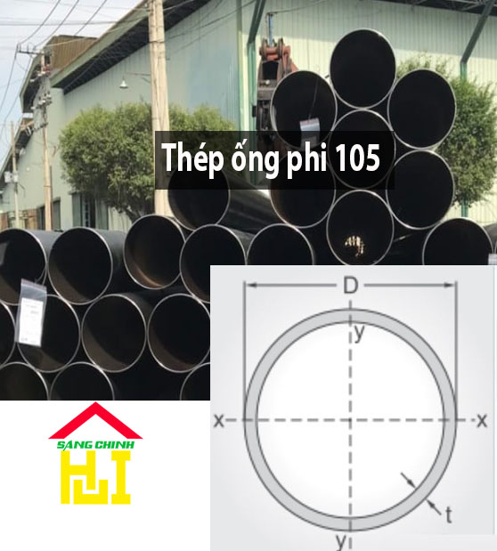 Thép ống phi 105