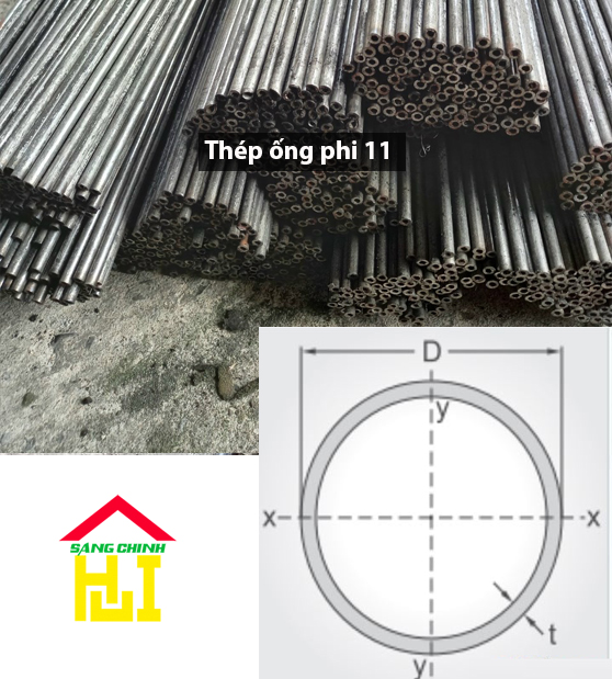 Thép ống phi 11