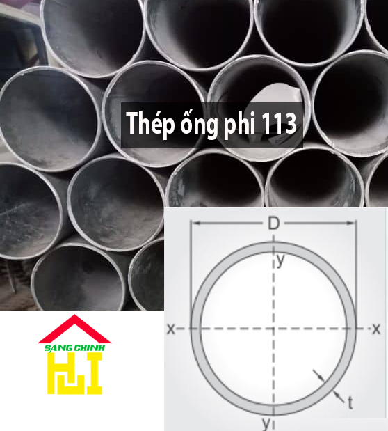 THÉP ỐNG PHI 113 – SÁNG CHINH STEEL