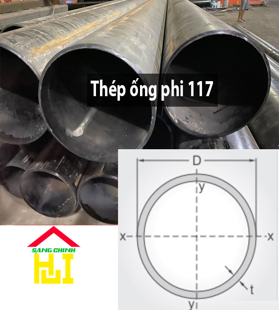 Thép ống phi 117