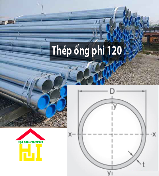 Thép ống phi 120
