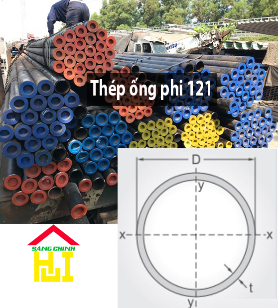 Thép ống phi 121