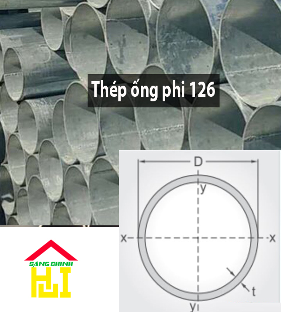 Thép ống phi 126