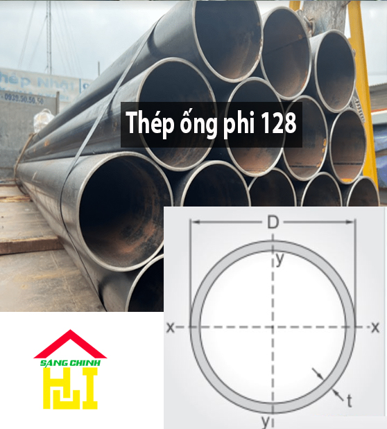 Thép ống phi 128 - SÁNG CHINH STEEL