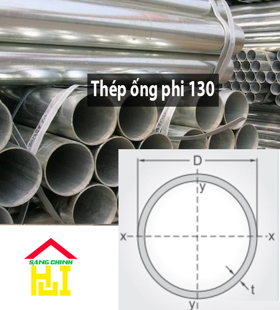 Thép ống phi 130