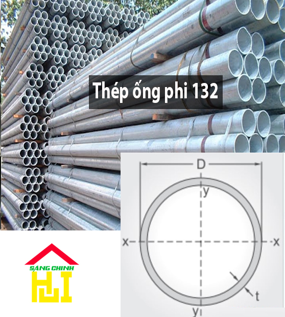 Thép ống phi 132 - Sáng Chinh STEEL