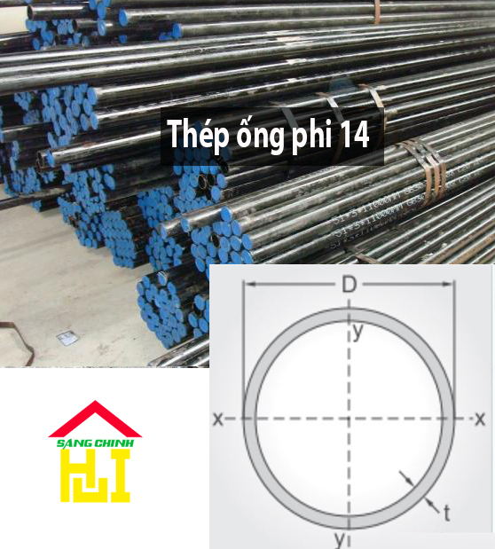 Thép ống phi 14
