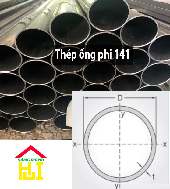 Thép ống phi 141 - Sáng Chinh STEEL