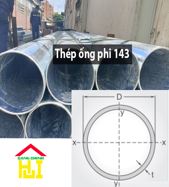 Thép ống phi 143 - Sáng Chinh STEEL