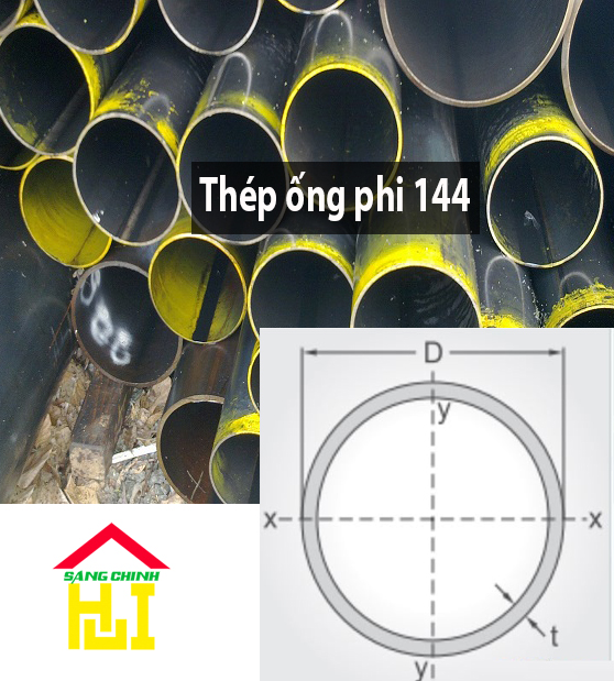 Thép ống phi 144 - Sáng Chinh Steel