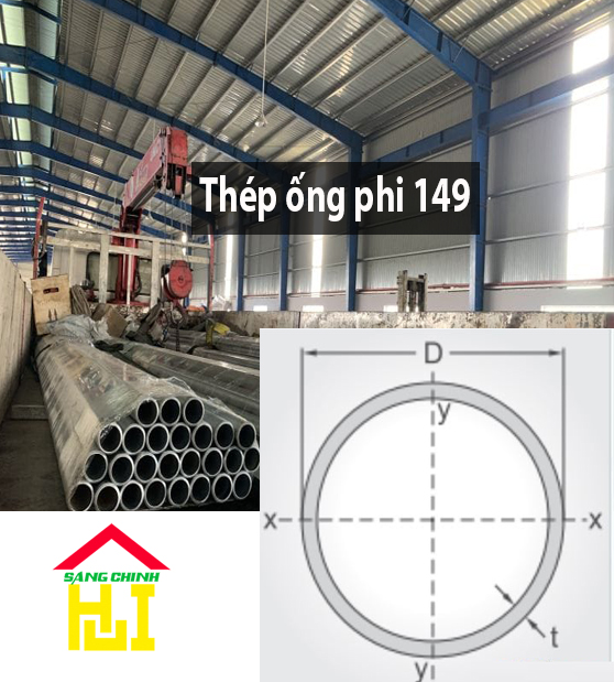 Thép ống phi 149 - Sáng Chinh STEEL
