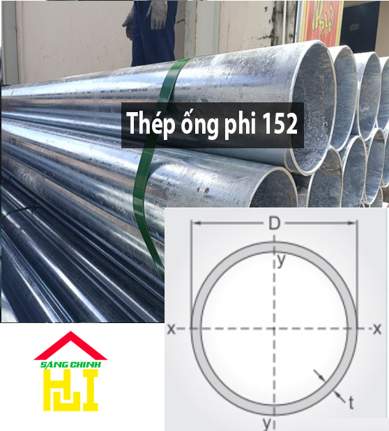 Thép ống phi 152 - Sáng Chinh STEEL