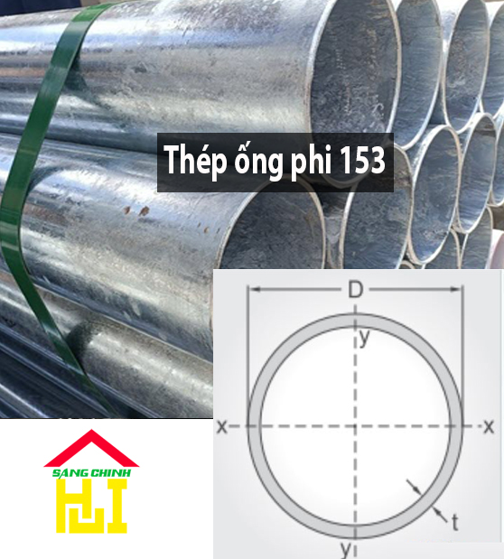 Thép ống phi 153 - Sáng Chinh STEEL