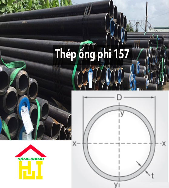 Thép ống phi 157 - Sáng Chinh STEEL