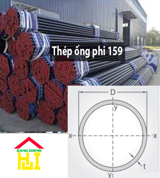 Thép ống phi 159 - Sáng Chinh STEEL