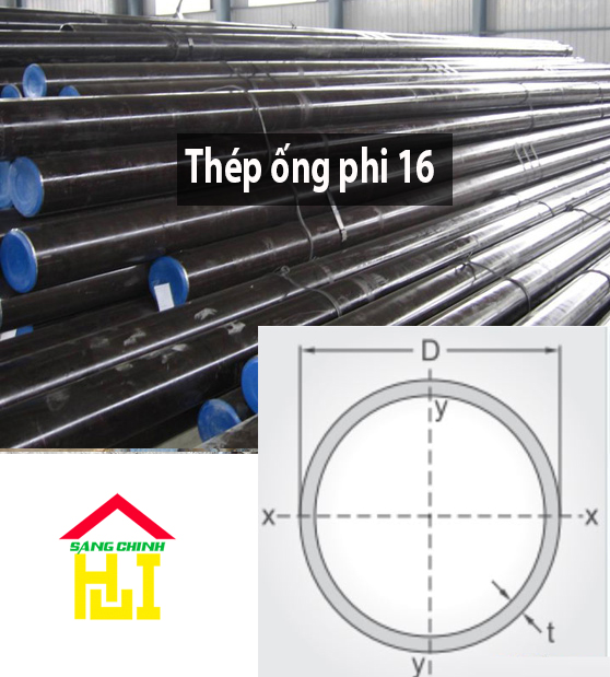 Thép ống phi 16