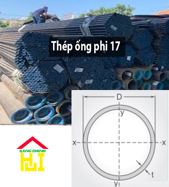 Thép ống Phi 17