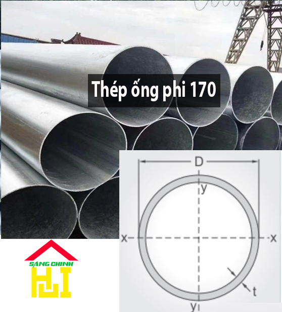Thép ống phi 170 - Sáng Chinh STEEL