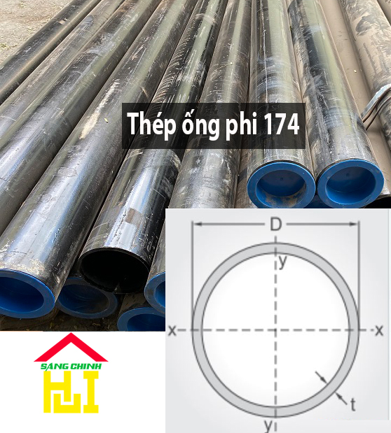 Thép ống phi 174 - Sáng Chinh STEEL